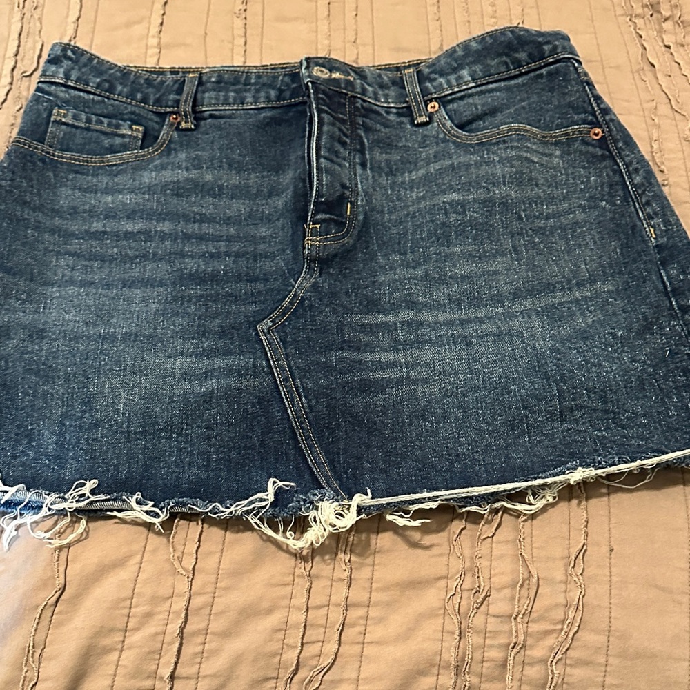 Old Navy High-Rise Denim Skirt